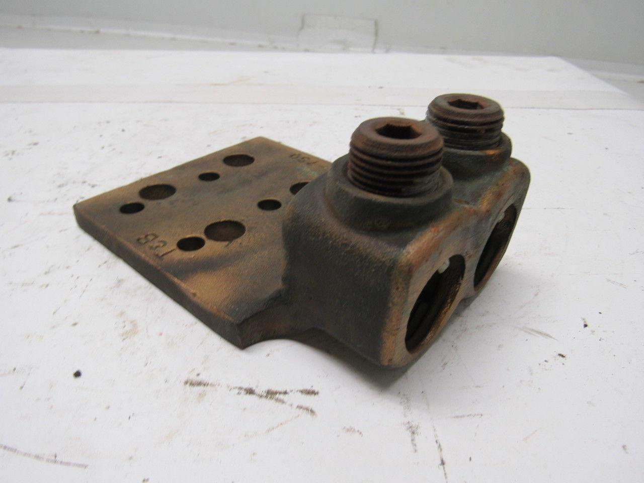 T & B Double Barrel T35 Lug Connector For Conductor 500-750