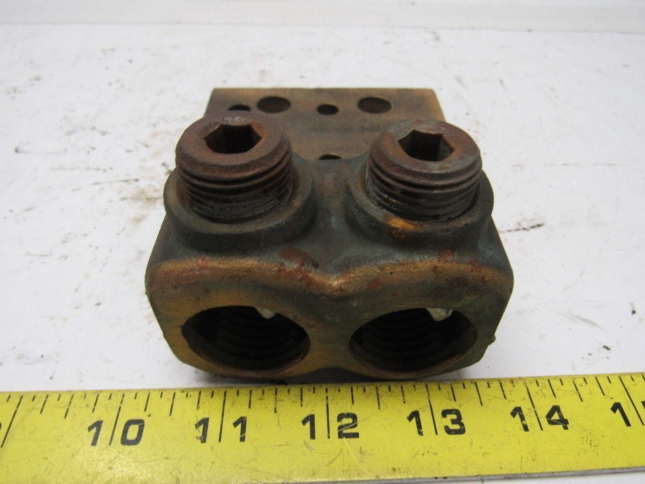 T & B Double Barrel T35 Lug Connector For Conductor 500-750