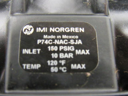 Norgren P74C-NAC-SJA Pneumatic Solenoid Valve 150PSIG 120V