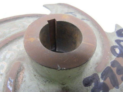 52495 7" OD Steel Pump Impeller 5 Vane 1" ID Bore