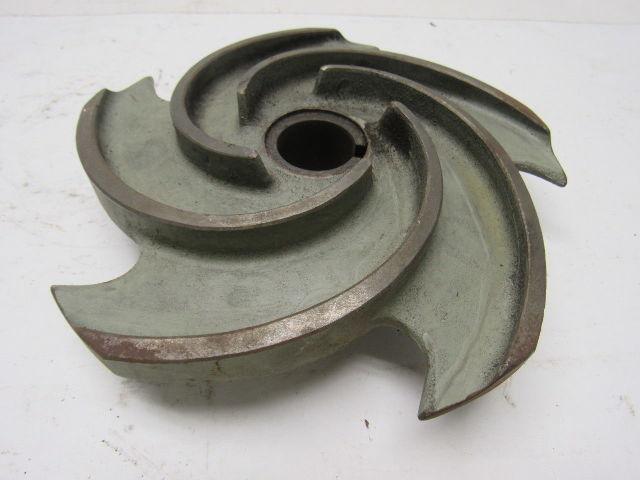52495 7" OD Steel Pump Impeller 5 Vane 1" ID Bore