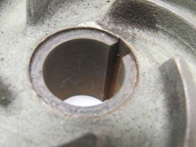 52495 7" OD Steel Pump Impeller 5 Vane 1" ID Bore