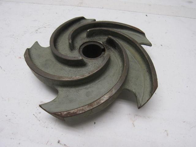 52495 7" OD Steel Pump Impeller 5 Vane 1" ID Bore