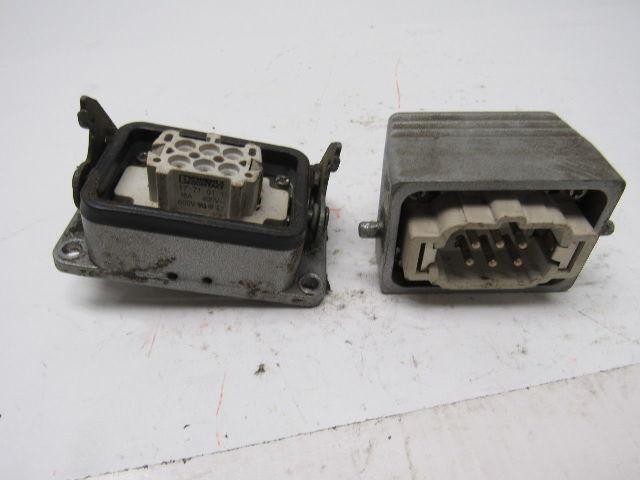 Phoenix 1771037 & 1771011 6 Pin Connector Male & Female Set W/Housings