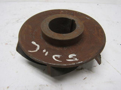 46990 5-1/2" OD Steel Pump Impeller 7 Vane 1-1/2" ID Bore
