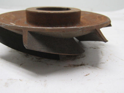 46990 5-1/2" OD Steel Pump Impeller 7 Vane 1-1/2" ID Bore