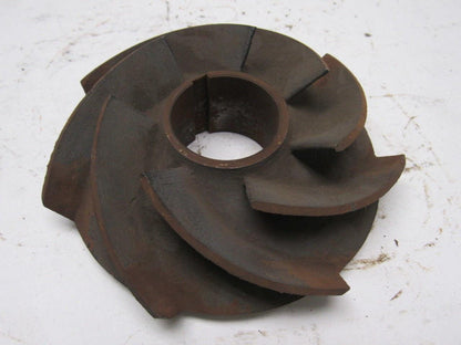 46990 5-1/2" OD Steel Pump Impeller 7 Vane 1-1/2" ID Bore