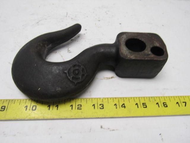 Bolt Through Sling Crane Hook 1-1/2" Opening 7-5/8" OAL 1" Bolt Hole