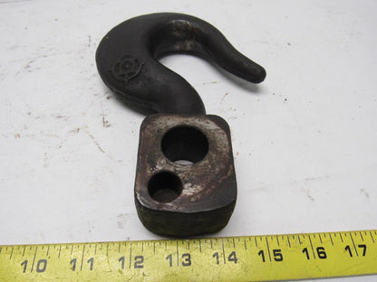 Bolt Through Sling Crane Hook 1-1/2" Opening 7-5/8" OAL 1" Bolt Hole