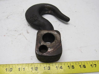Bolt Through Sling Crane Hook 1-1/2" Opening 7-5/8" OAL 1" Bolt Hole
