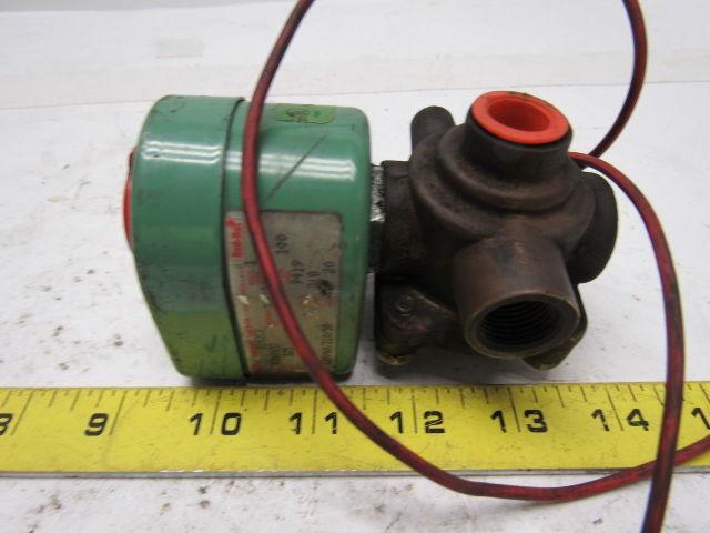 ASCO Red Hat 834263 4 Way Solenoid Valve  3/8" NPT