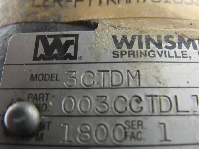 Winsmith 003CCTDL1000TV 3CTDM Double Reduction Speed Reducer Gear Box 3000:1