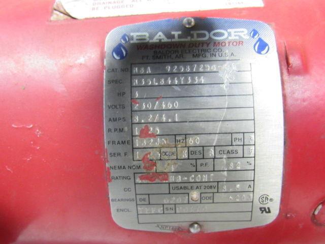 BELL & GOSSSETT Series 80 BF 8.875 1.5 X 9.5 Centrifugal Pump & 3HP 1800 RPM