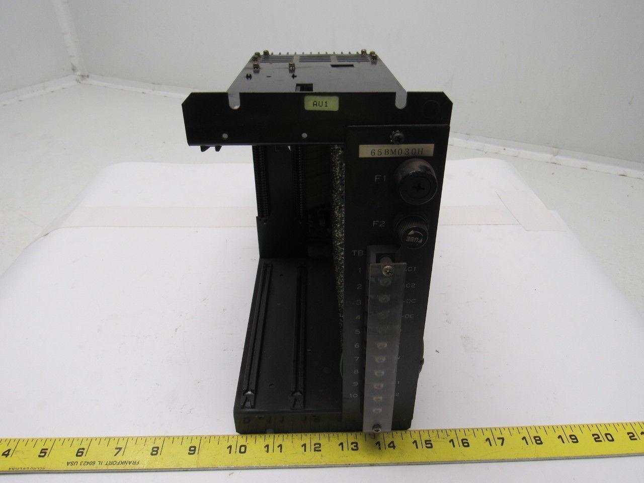 Sanyo Denki 65AA030VXR01 Super Servo Amplifier Base Rack Chassis Module