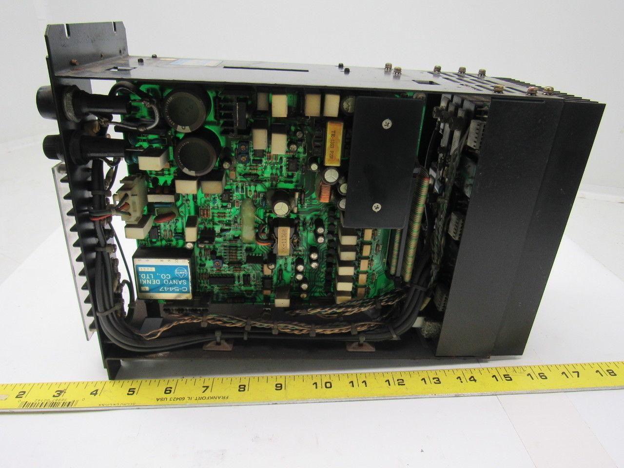 Sanyo Denki 65AA030VXR01 Super Servo Amplifier Base Rack Chassis Module