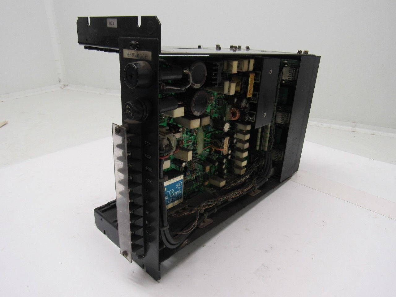 Sanyo Denki 65AA030VXR01 Super Servo Amplifier Base Rack Chassis Module