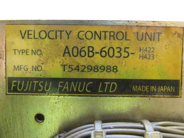 Fujitsu Fanuc A06B-0635- (H422) (H433) Velocity Controller Drive