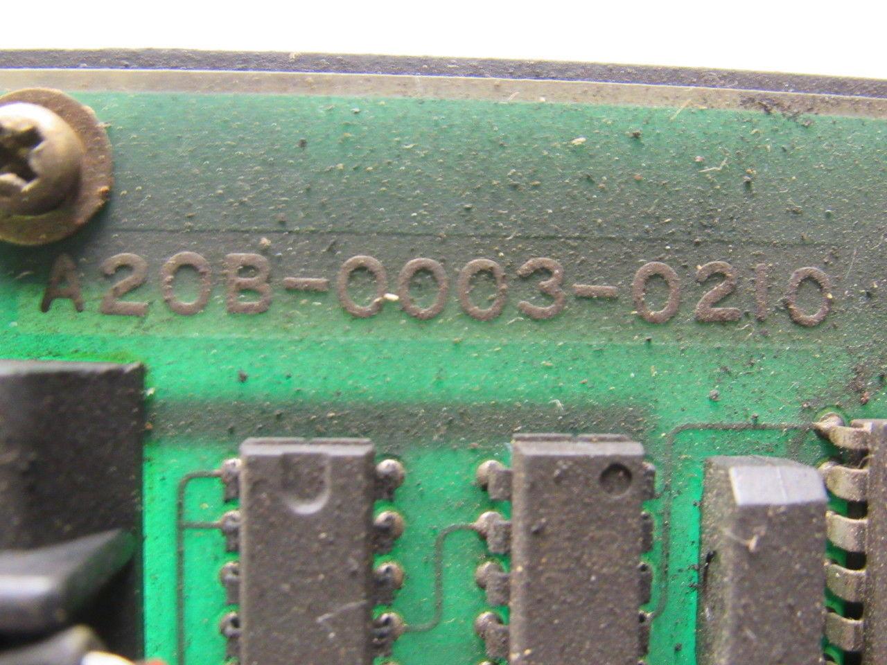 Fanuc A20B-0003-0210 Digital 2 Axis Display Module Circuit Board