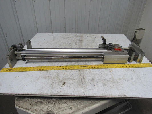 PHD SLD76X700 Pneumatic B15 Linear Slide &  Cylinder Lot/1