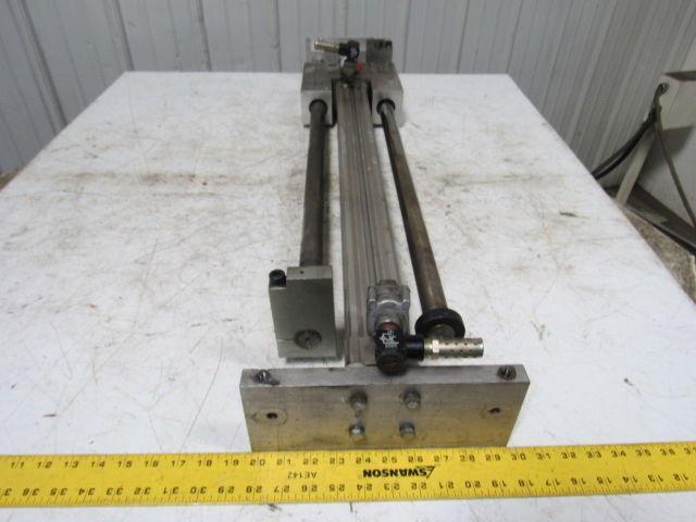 PHD SLD76X700 Pneumatic B15 Linear Slide &  Cylinder Lot/1