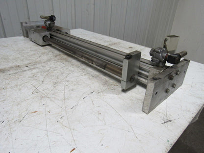 PHD SLD76X700 Pneumatic B15 Linear Slide &  Cylinder Lot/1
