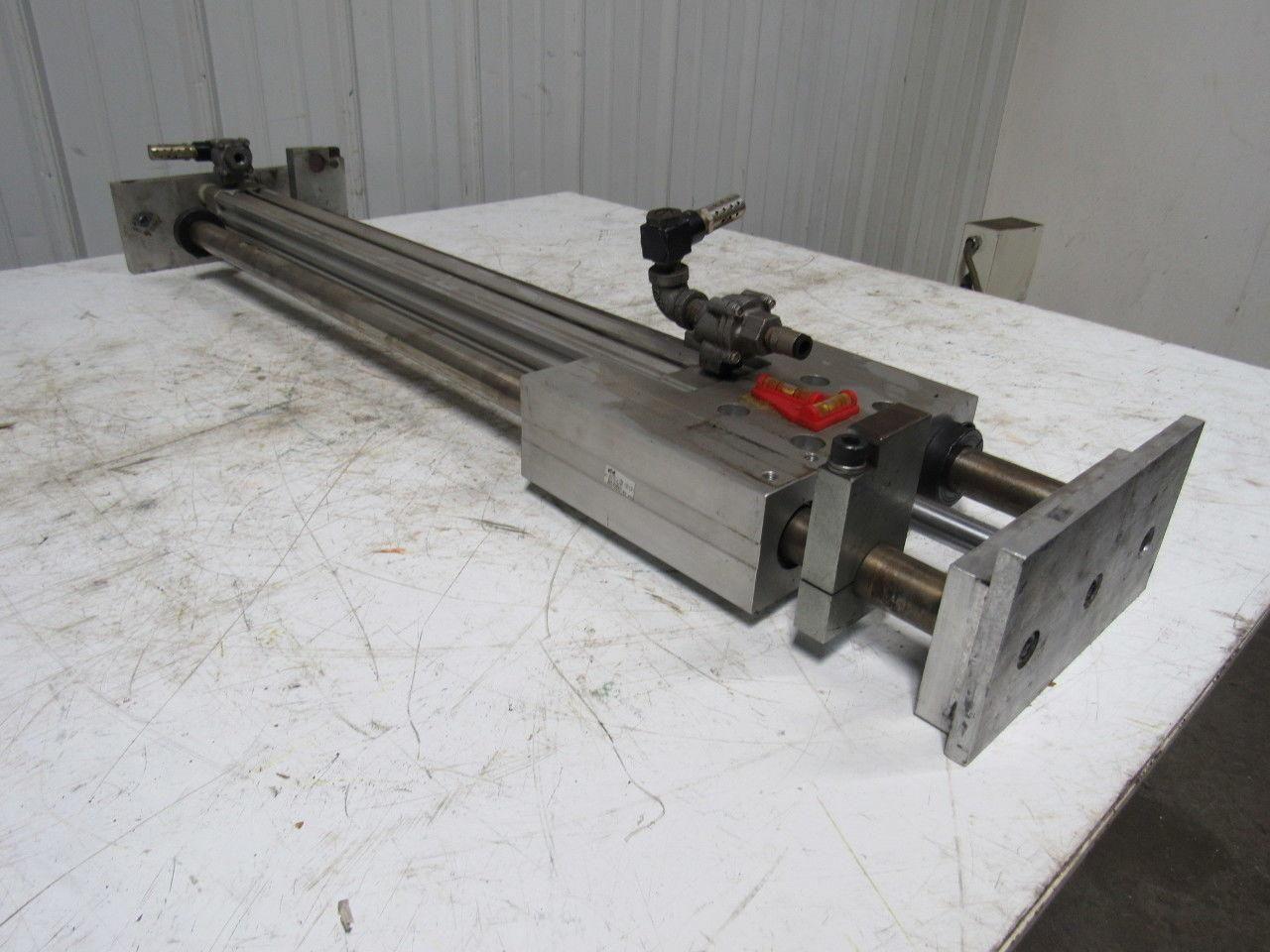 PHD SLD76X700 Pneumatic B15 Linear Slide &  Cylinder Lot/1