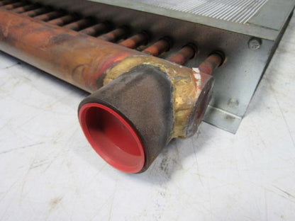 Heatcraft 5SA0802C24.00X024.00 HI-F Condenser Coil Radiator 2-1/2" NPT Outlet