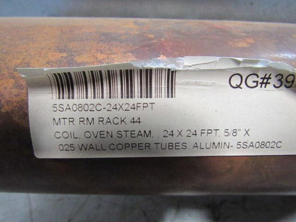 Heatcraft 5SA0802C24.00X024.00 HI-F Condenser Coil Radiator 2-1/2" NPT Outlet