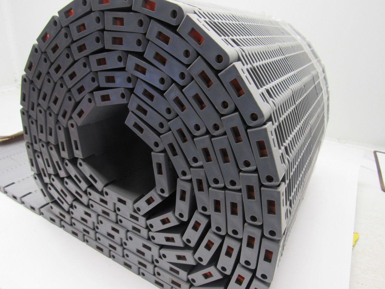 Intralox Series 400 Grey Flush Grid Plastic Conveyor Belt 2" Pitch 15-11/16"x18'