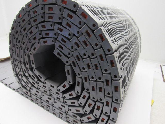 Intralox Series 400 Grey Flush Grid Plastic Conveyor Belt 2" Pitch 15-11/16"x18'