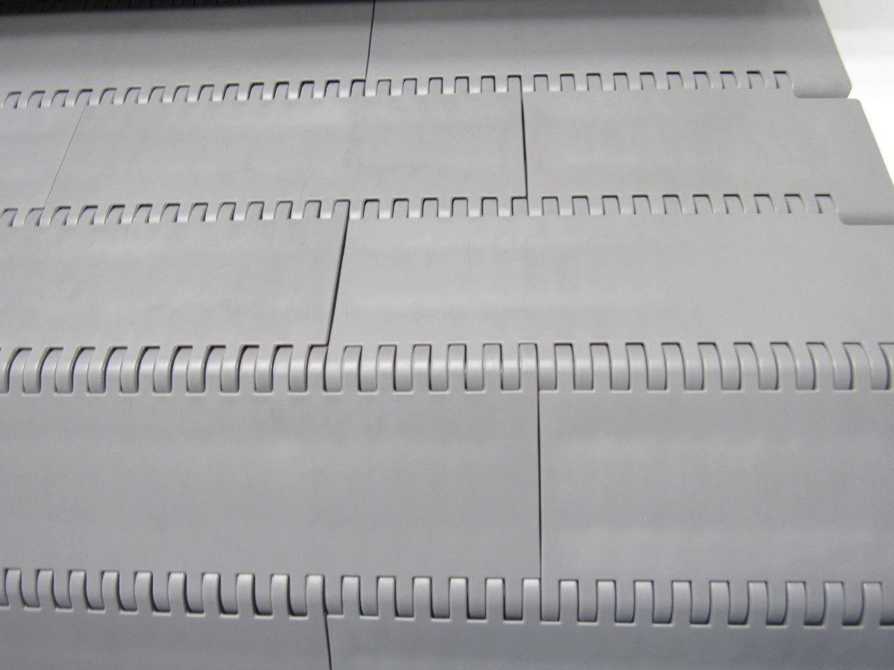 Intralox Series 400 Grey Flush Grid Plastic Conveyor Belt 2" Pitch 15-11/16"x18'