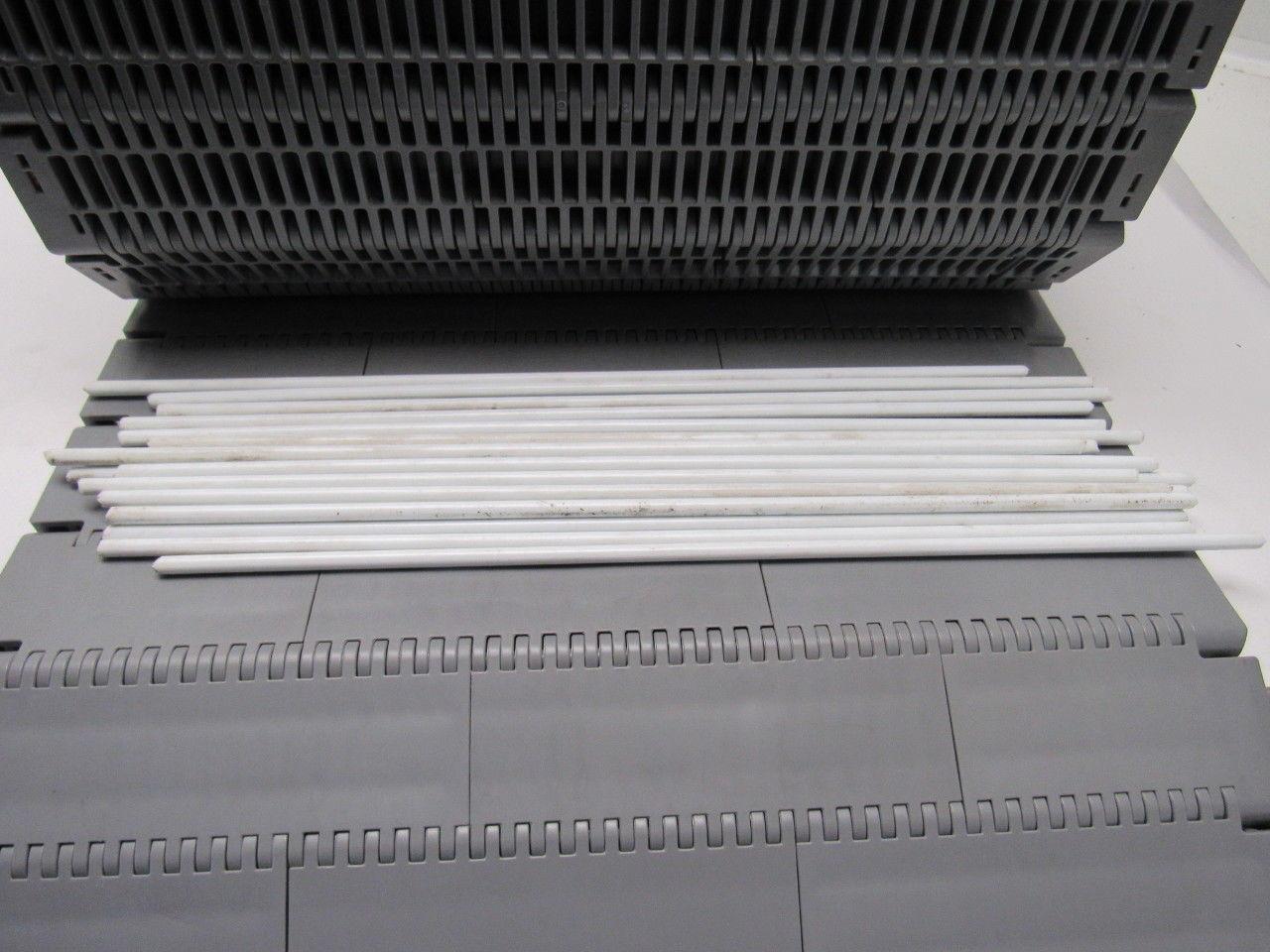 Intralox Series 400 Grey Flush Grid Plastic Conveyor Belt 2" Pitch 15-11/16"x18'