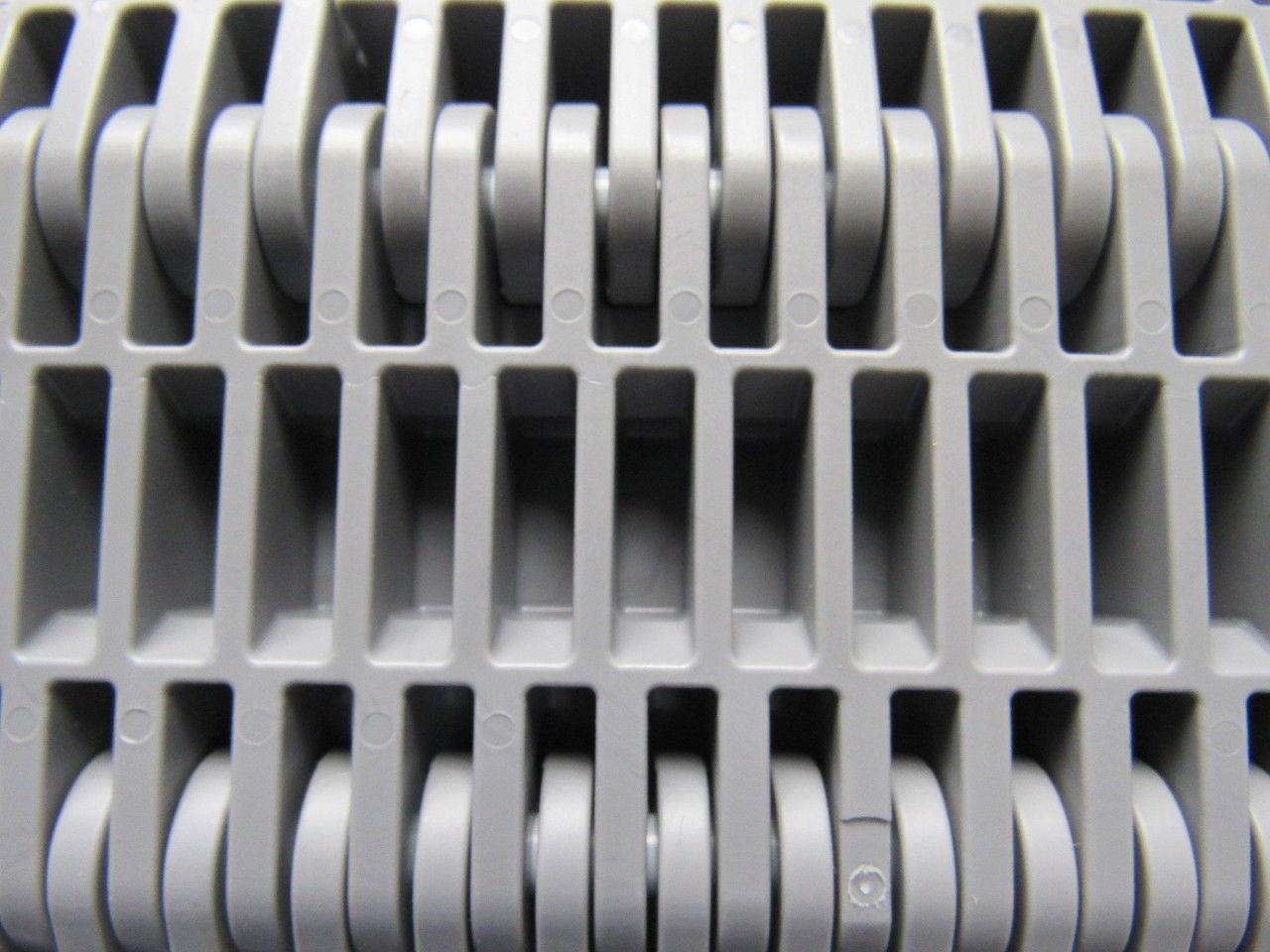 Intralox Series 400 Grey Flush Grid Plastic Conveyor Belt 2" Pitch 15-11/16"x18'