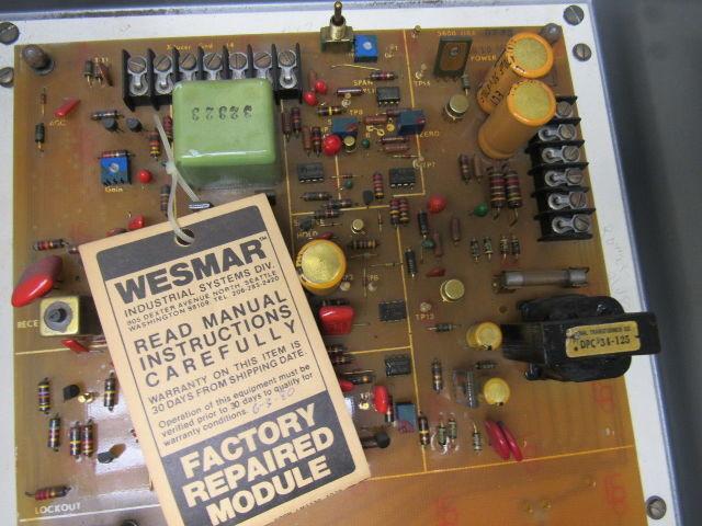 Wesmar SLM 15 Liquid Level Indicator Solid State Control Assembly Enclosure