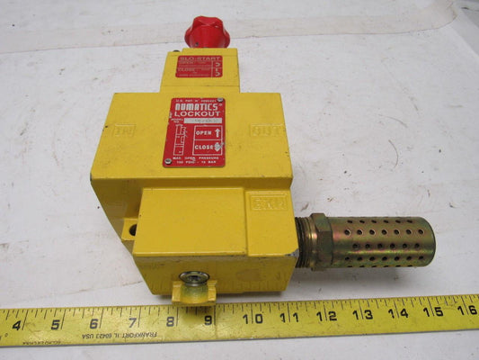 Numatics VT52N16Y Pneumatic Air Shut Off Valve With Bleed Off 2" NPT SLO-START