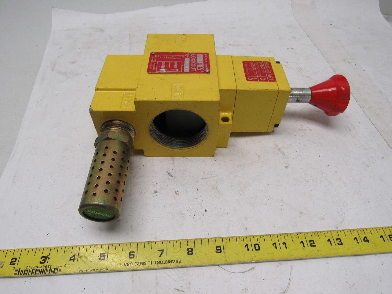 Numatics VT52N16Y Pneumatic Air Shut Off Valve With Bleed Off 2" NPT SLO-START