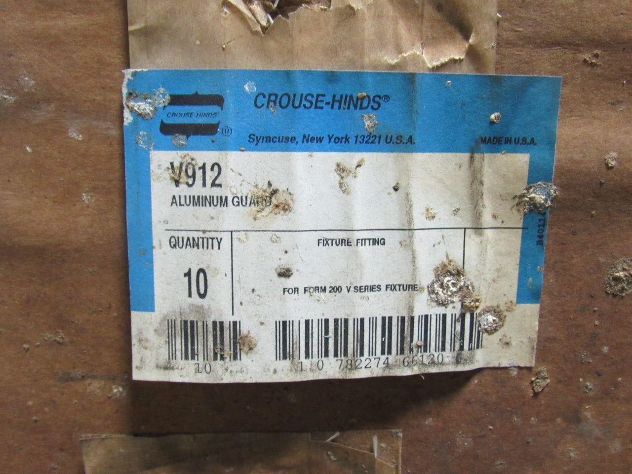 CROUSE HINDS V912 Screw Type Guard NIB Aluminum Lot/1