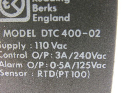Tempatron DTC 400-02 110 VAC  Programmable Temperature Control