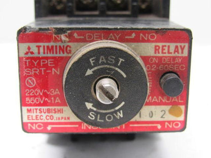 Mitsubishi Electric SRT-N Timing Relay 0.2-60 Sec. on Delay