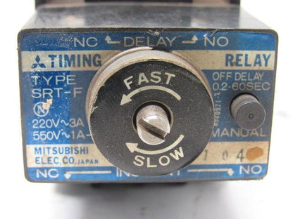 Mitsubishi Electric SRT-F Timing Relay 0.2-60 Sec. Off Delay