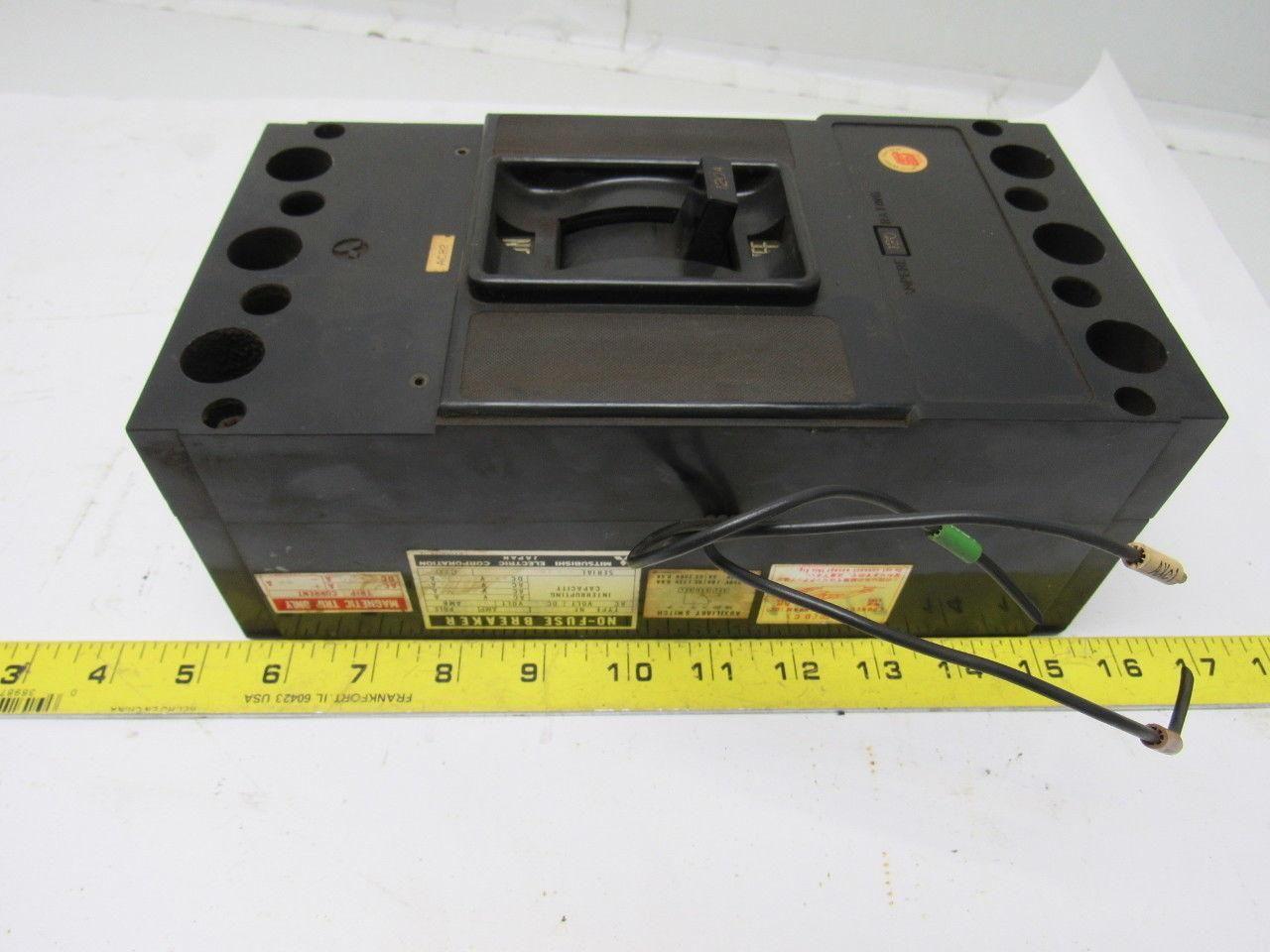 Mitsubishi Electric NF225-G 120 Amp 3 Pole Circuit Breaker W/Auxiliary Switch