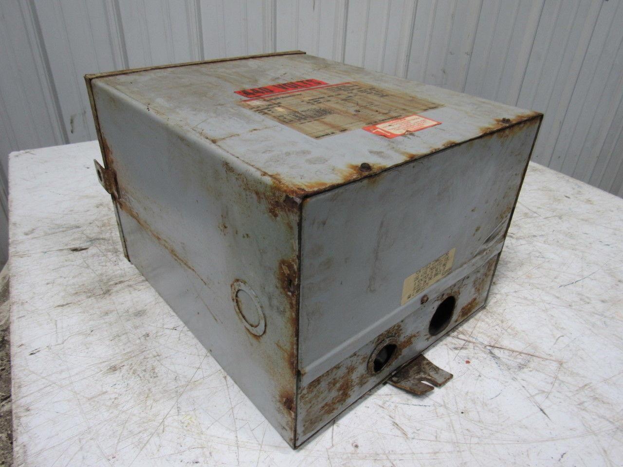 Cutler Hammer S48G11S10N 10KVA Transformer 480 Primary 120/240 Secondary 1Ph
