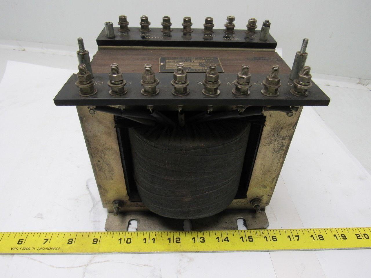 Sanka Electric Type TP-Y 1KVA Transformer Pri 220-220-240V x2 Sec 110V 50/60Hz