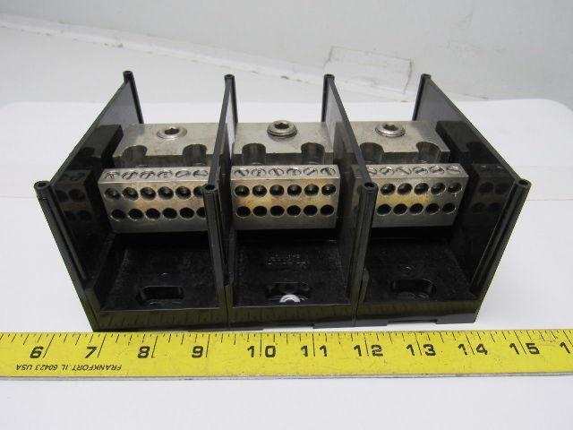 Gould 68153 Power Distribution Block 3 Pole 600V