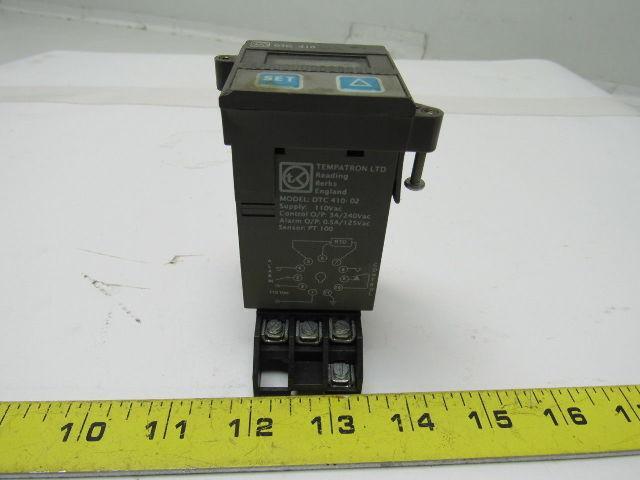 Tempatron DTC 410-02 110 VAC  Programmable Temperature Control Relay