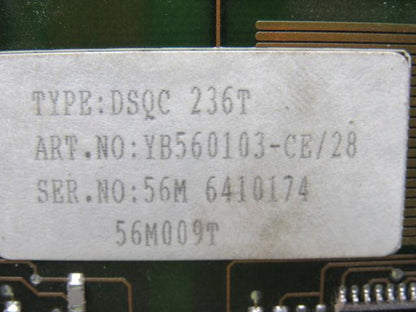 DSQC 236T YB560103-CE/28 Servo Drive Axis Circuit Board Lot/1