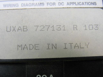 ABB UXAB 727131 R 103 3 Pole 20 Amp 480V Breaker & Disconnect Switch