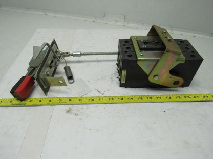 ABB UXAB 727131 R 103 3 Pole 20 Amp 480V Breaker & Disconnect Switch