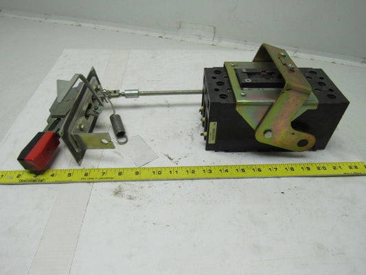 ABB UXAB 727131 R 103 3 Pole 20 Amp 480V Breaker & Disconnect Switch