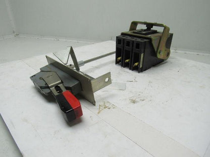 ABB UXAB 727131 R 103 3 Pole 20 Amp 480V Breaker & Disconnect Switch